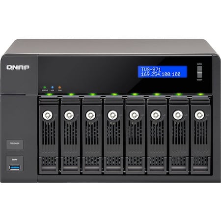Qnap 8 BAY INTEL CORE I5 3.05 GHZ TVS-871-I5-8G-US