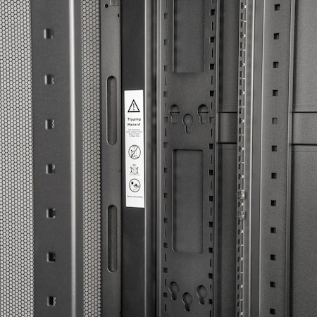 Rocstor SOLIDRACK R3100 RACK 42U ENCLOSURE WITH SIDES-ASSEMBLED -BLK Y10E007-B1