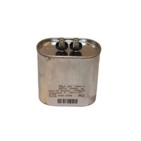 Carrier TOTALINE P291 5504 RUN CAPACITOR OVAL 370/440V SINGLE 55MFD P291-5504