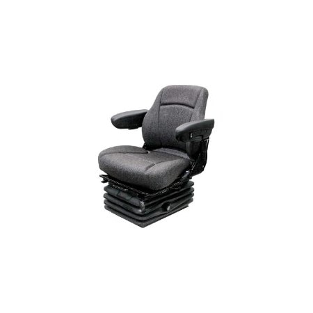 Uni Pro 1003 Air Suspension Seat, 12-Volt, Charcoal Gray Fabric 7915