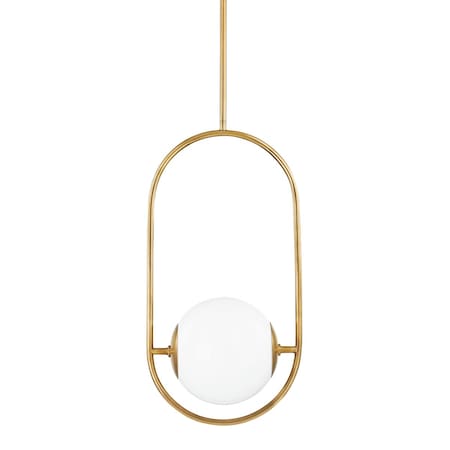 Corbett Lighting Everley 1 Light Pendant 10 In. Vintage Brass 273-42-VB