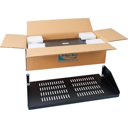 Icc RACK SHELF, 10in SINGLE VENTED, 2RMS, 2PK ICCMSRSVC1