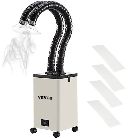 Vevor Filter Fume Extractor Pure Air Fume Extractor 150W with 3 Stage Filters FL250