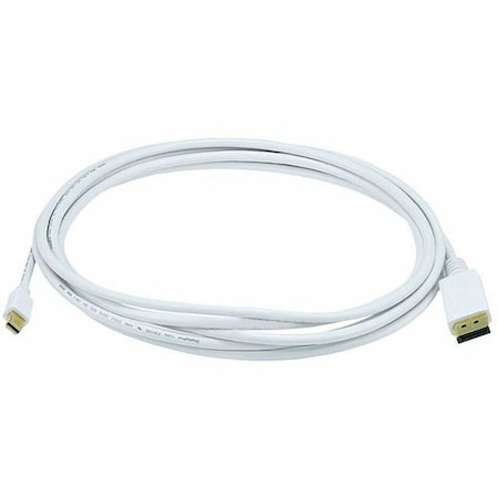 Monoprice Mini Displayp To Displayp Cbl, White, 10ft 6008