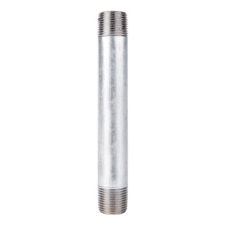 Stz Industries 1/2 in. MIP each X 1/2 in. D MIP Galvanized Steel 5-1/2 in. L Nipple 301UP12X512
