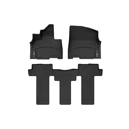 Weathertech Black, Front and Rear Floorliners 441672-1-2