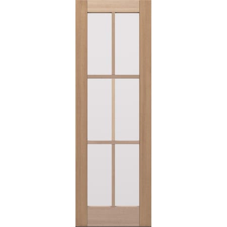 Doornmore G106, 33.75" x 98" ( 32" Door) Right Hand, Mahogany SDL 6 Lite Exterior Door G106-SW-3296_1_RI