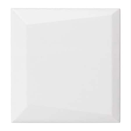 Andova Tiles SAMPLE-Sakari-Oren 4-in. 3D Beveled Matte Ceramic Wall Tile SAM-ANDSAKO1382