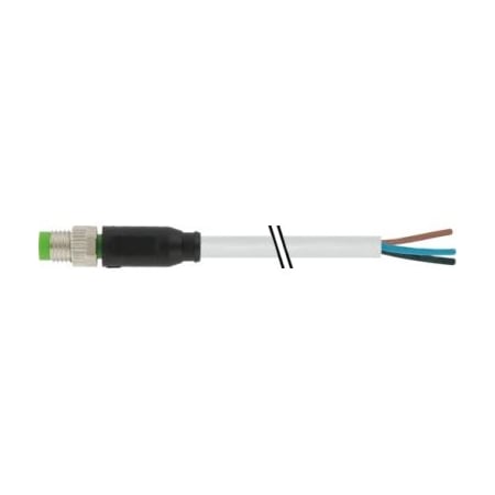 Murrelektronik Cordset, PVC Cable Jacket, 0.6 m L Cable 7000-08001-2100060