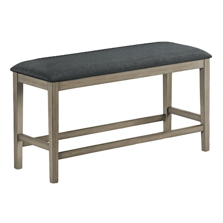 Monarch Specialties Bench, 42'' Rectangular, Dining Room, Kitchen, Upholstered, Wood, Transitional I 1383