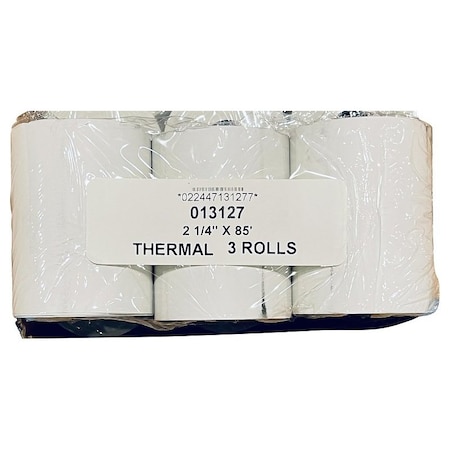 R3 Thermal Paper, 85 ft L, 2-1/4 in W 013127