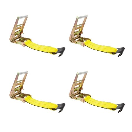 Mytee Products 4in Ratchet w/ Flat Hook (No Strap), 4PK RB4x4