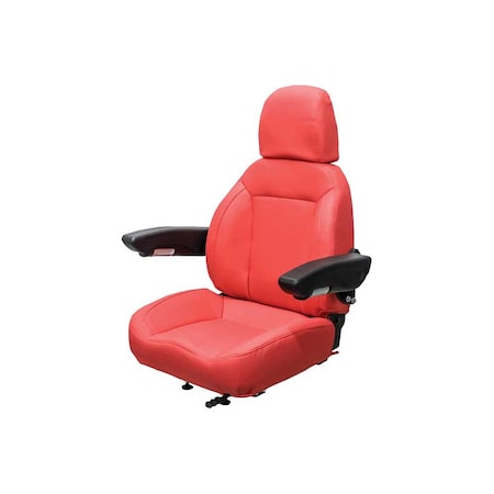 Uni Pro 445 Seat Top Assembly, Red Vinyl 8751