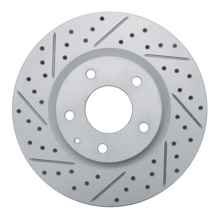 Dynamic Friction Co DFC Geoperformance Rotor - Drilled and Slotted 830-80052L