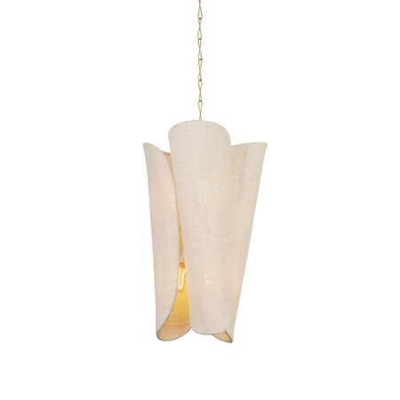 Hudson Valley Lighting Springhill 6 Light Pendant 20 In. Gold Leaf 1456-GL