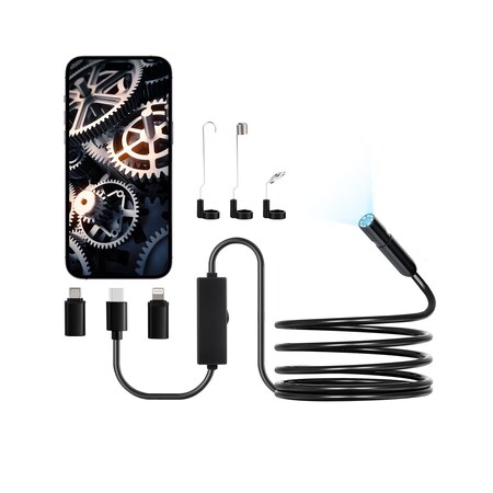 Vevor Endoscope Camera 1920P HD Borescope for Android & IOS with 10FT Cable SM7