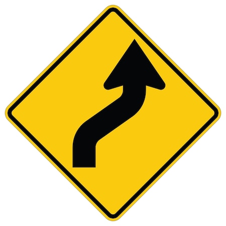 Sign Solutions Usa Traffic Sign, 48 in Width, Aluminum Sign, Diamond DUS10DYE4848W1-4R