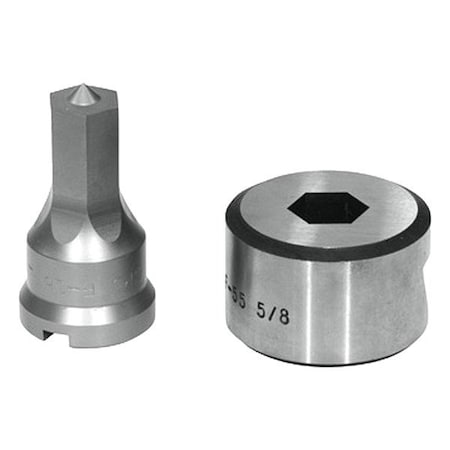 Edwards Hex Punch & Die Set ED9-PDH9/16
