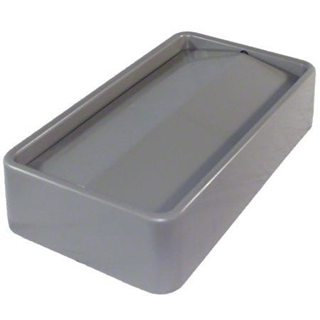 Impact Lid Thin Bin 23 Gallon Plastic - Case of 4, 4PK 7024-3