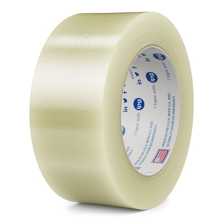Intertape Hot Melt Packing Tape, 2.2 mil Thick, 3 in W x 914 m L, 10.6 in Core Dia., Tan 8100