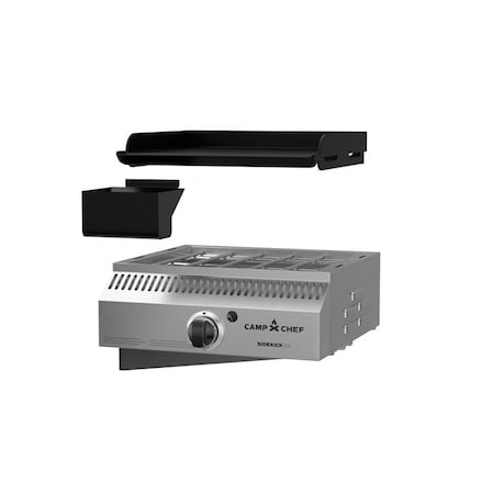 Camp Chef Pellet Grill Sidekick Cooking System, Aluminum, Black, For: 14 in Accessories PG14