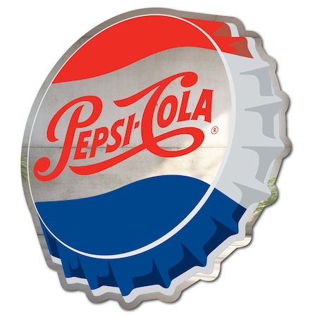Se-Kure Luxe Pepsi Vintage 3-4 view Bottle Cap PGPFC Caps3-4