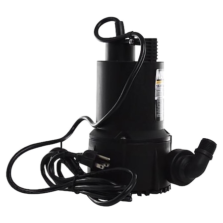 Wayne Wayne 1/3 HP 2600 gph Thermoplastic Switchless Switch Bottom AC Submersible Multi-Use Pump VIP30
