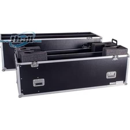 Garner Products YCS  Fly Drive Case for Two 70 in. LED or Plasma Displays with Caster Board TBH2LED70WHEELS
