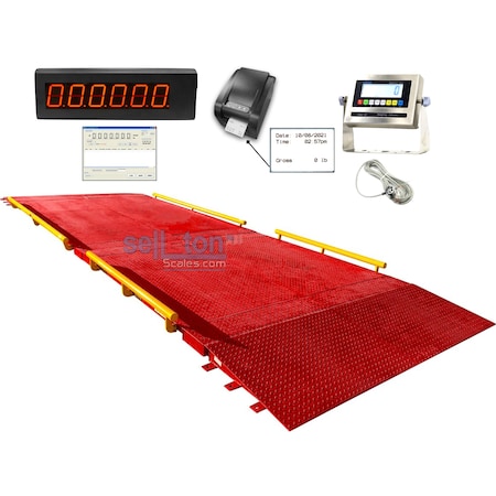 Selleton Scales Truck Axle Cargo Scale, 20 ft x 10 ft SL-934-20X10