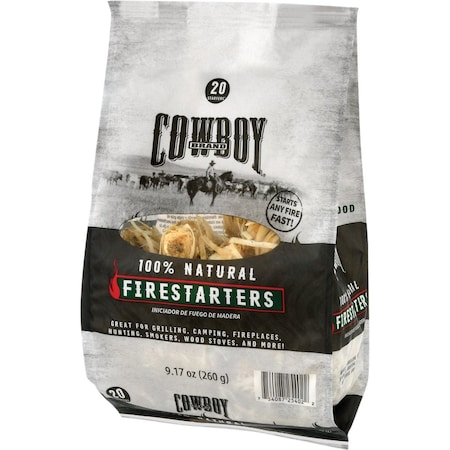 Cowboy Odorless All Natural Fire Starter, 20PK 25462