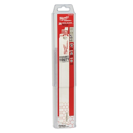 Milwaukee Tool 12" 18 TPI The Torch SAWZALL Blades (25 Pk) 48-00-8789