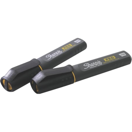 Sharpie Permanent Marker Set, Black, Chisel Tip, 2 PK 2018330