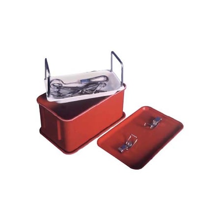 Jorgensen Laboratories Cold Sterilization Storage Tray, 6"Wx9 3/4"Lx4 1/2"H J0369