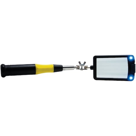 General Tools 2'' x 3'' Lighted Rectangular Inspection Mirror 80560