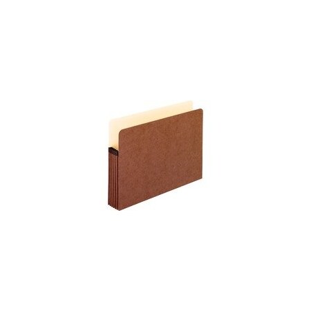 Pendaflex Letter Recycled File Pocket, 8 1/2in x 11in, 5 1/4in Expansion, Red Fiber, Red, Acid-free, 50PK S34G