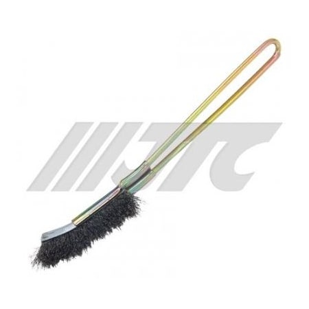 Jtc Auto Tools Mini steel bent brush - 220mm long, steel bristles 5856