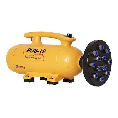 Xpower Portable Blower, Yellow, 160 cfm PDS-12