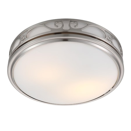 Good Housekeeping Roman bath fan w/light in BN 83008