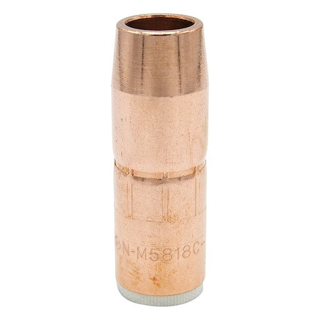 Miller Electric Nozzle, 15.9mm Bore, Copper N-M5818C