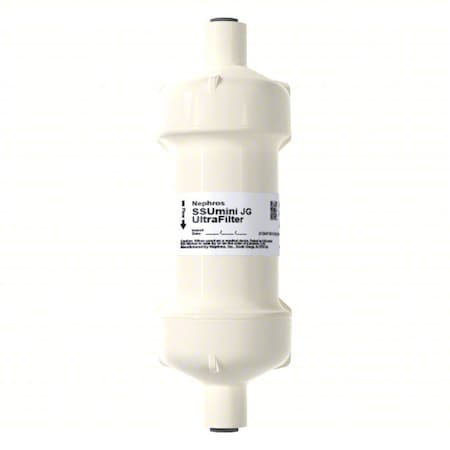 Nephros Inline Water Filter, 1 gpm, 2 in Dia 70-0251