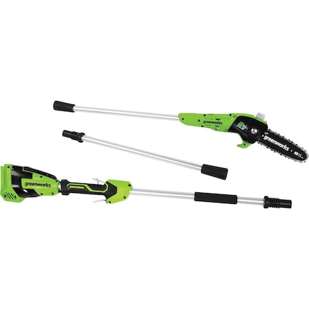 Greenworks 24V 8'' Pole Saw with 2.0 Ah Battery & Charger 1402102