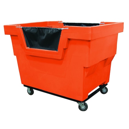 Royal Basket Trucks Mail Truck, 26.5 Cu ft., Orange R23-ORX-MTC-4UNN