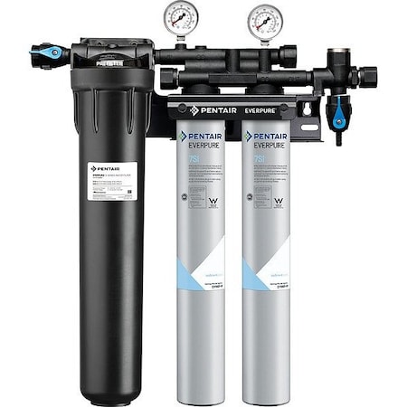 Pentair Everpure Water Filtration System, 3/4 in, FNPT EV932473 -75