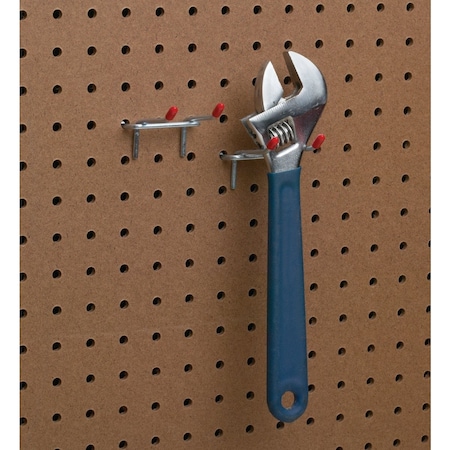 Unbranded 2''Double Arm Safety Tip Straight Pegboard Hook, 2-Count 216062