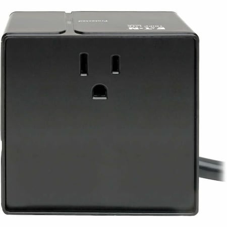 Eaton Tripp Lite Series Safe-IT 3-Outlet Cube Surge Protector, 5-15R Outlets, 6 USB Charging Ports, 8 TLP368CUBEUAM