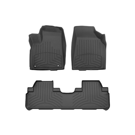 Weathertech Black, Front and Rear FloorLiner HP 44632-1-4IM