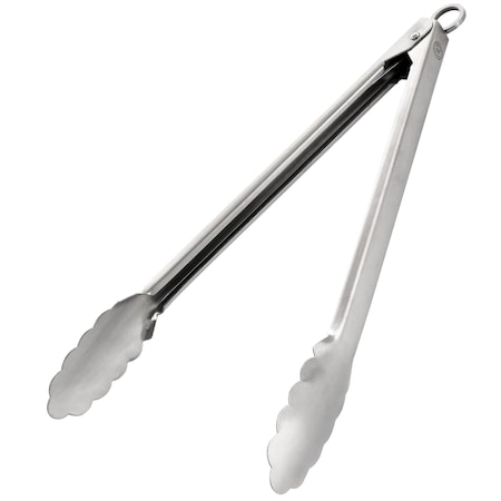 Martha Stewart Stainless Steel Easy-Lock Extra Long Kitchen Tongs 129125.01