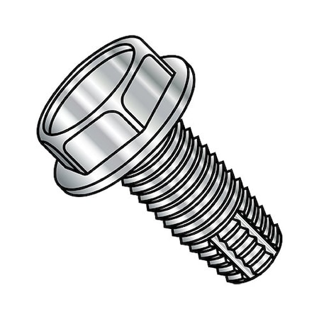 Zoro Select 1/4-20X5/8 Unslt Hwh Ft Tcs F 410 Stainless Steel, 1000Pk 1410FW410