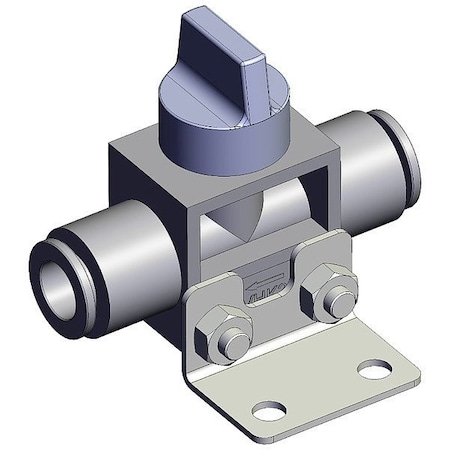 Smc Finger valve, VHK, 44 1/2 mm, 52 3/8 mm VHK2A-08F-08FL