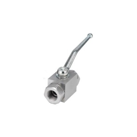 Anchor Fluid Power 1/2" 7250 PSI BLOCK BODY THREADED BALL VALVE PLATED STEEL RoHS COMPLIANT AE2N1/2-11DB